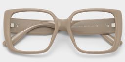 Maya Brown Square Glasses2