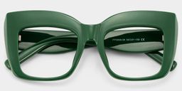 Alberta Green Square Glasses1