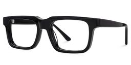 Larsen Black Rectangle Glasses2