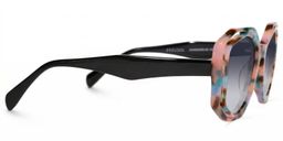 Bobbie Pink-Tortoise Oval Sunglasses2