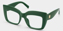 Alberta Green Square Glasses2