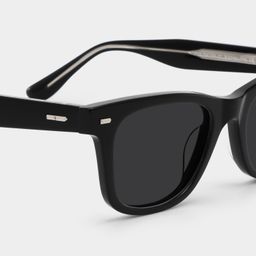 Robert Black Rectangle Sunglasses4