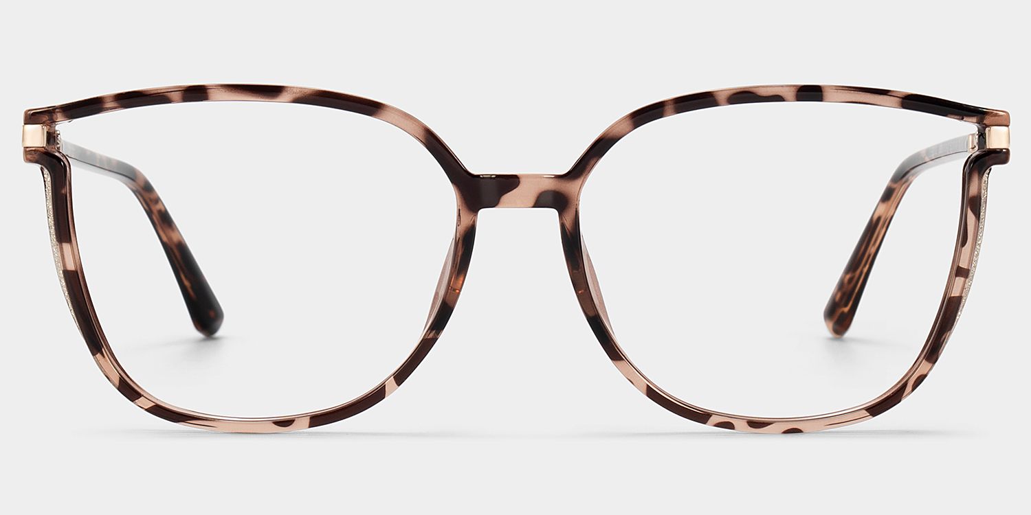 Rodz Pale Tortoiseshell Glasses with Square Thin frame0