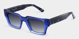 Orson Blue Rectangle Sunglasses2
