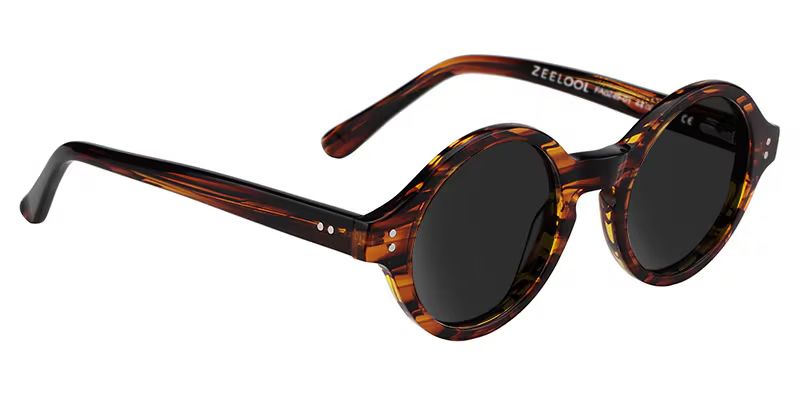 Giggs Tortoise Round Polarized Sunglasses for Driving | ZEELOOL2