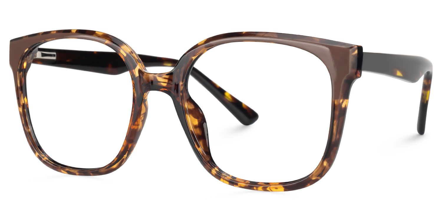 Siner Square Tortoise Frame Glasses for Women | ZEELOOL1