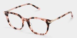 Vilmarie Pink Tortoise Square Glasses3