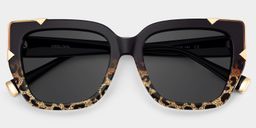Dax Two-tone Square Sunglasses1