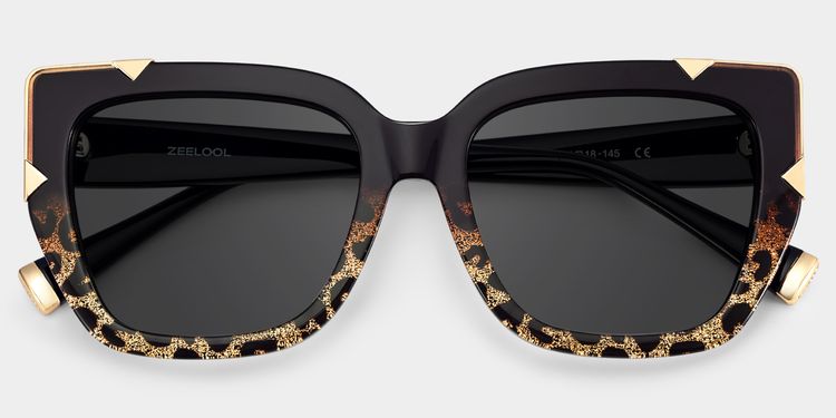 Dax Two-tone Square Sunglasses