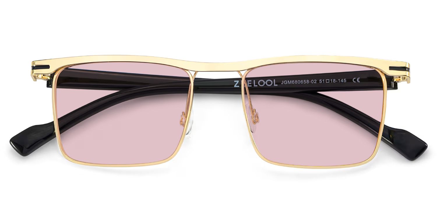 Violet Browline Gold Frame Sunglasses Online Sale | ZEELOOL1