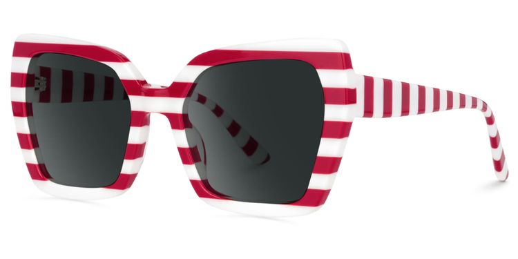 Pavia Red Butterfly Sunglasses