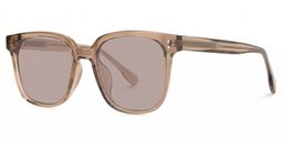 Donnalyn Brown Square Sunglasses1