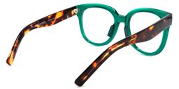 Harrell Dark-Green Square Glasses6