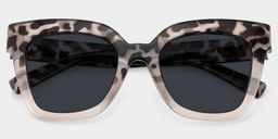 Malcolm Two-Tone Square Sunglasses1