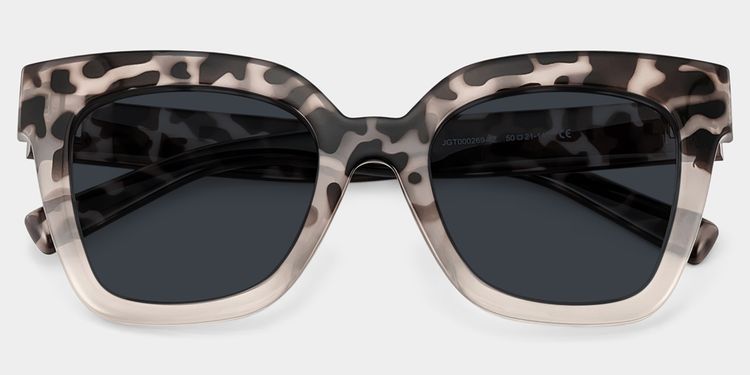 Malcolm Two-Tone Square Sunglasses
