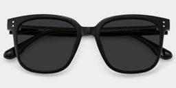 Oglesby Black Square Sunglasses1