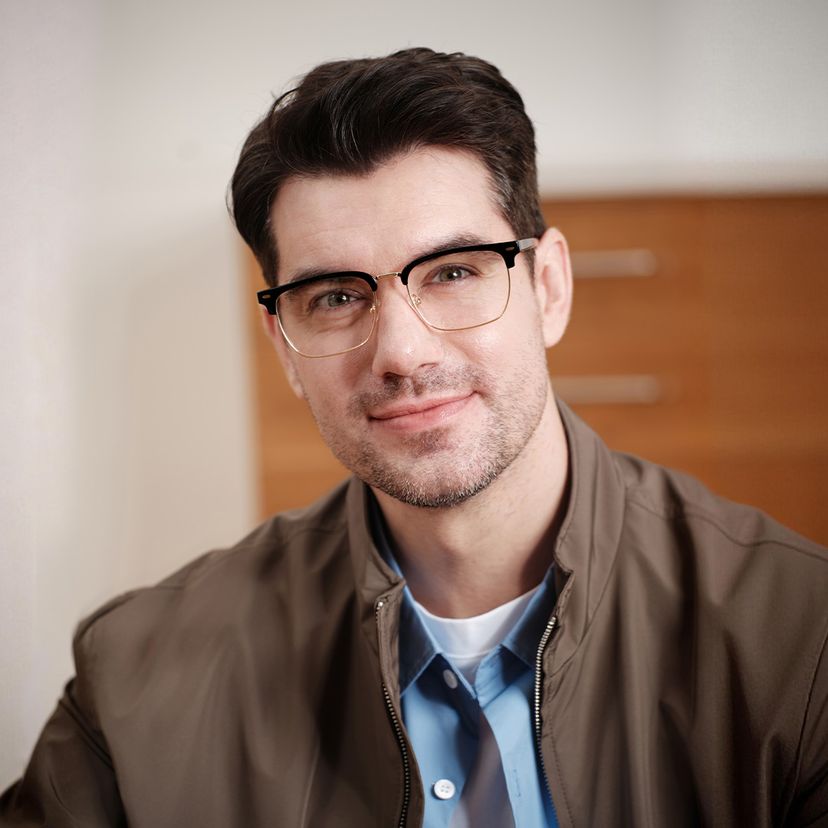 Braidsby Black Browline Glasses
