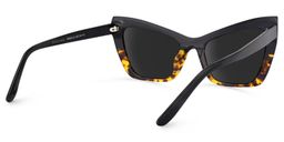 Driscoll Yellow-Tortoise Cat eye Sunglasses4