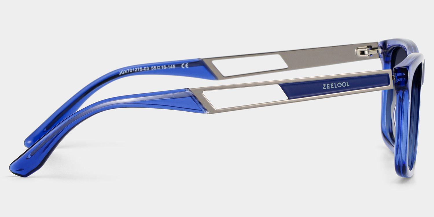 Morgan Blue Rectangle Sunglasses to Frame Your Face | ZEELOOL3