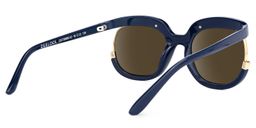 Darice Dark-Blue Round Sunglasses3