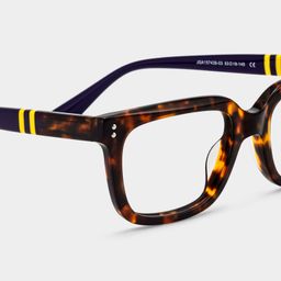 Fern Tortoise Rectangle Glasses5