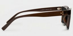 Marley Dark Brown Rectangle Sunglasses3