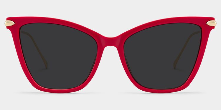 Hilary Red Butterfly Sunglasses