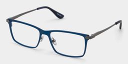Alexander Blue Rectangle Glasses3
