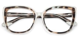 Fenn Brown Tortoise Cat eye Glasses2