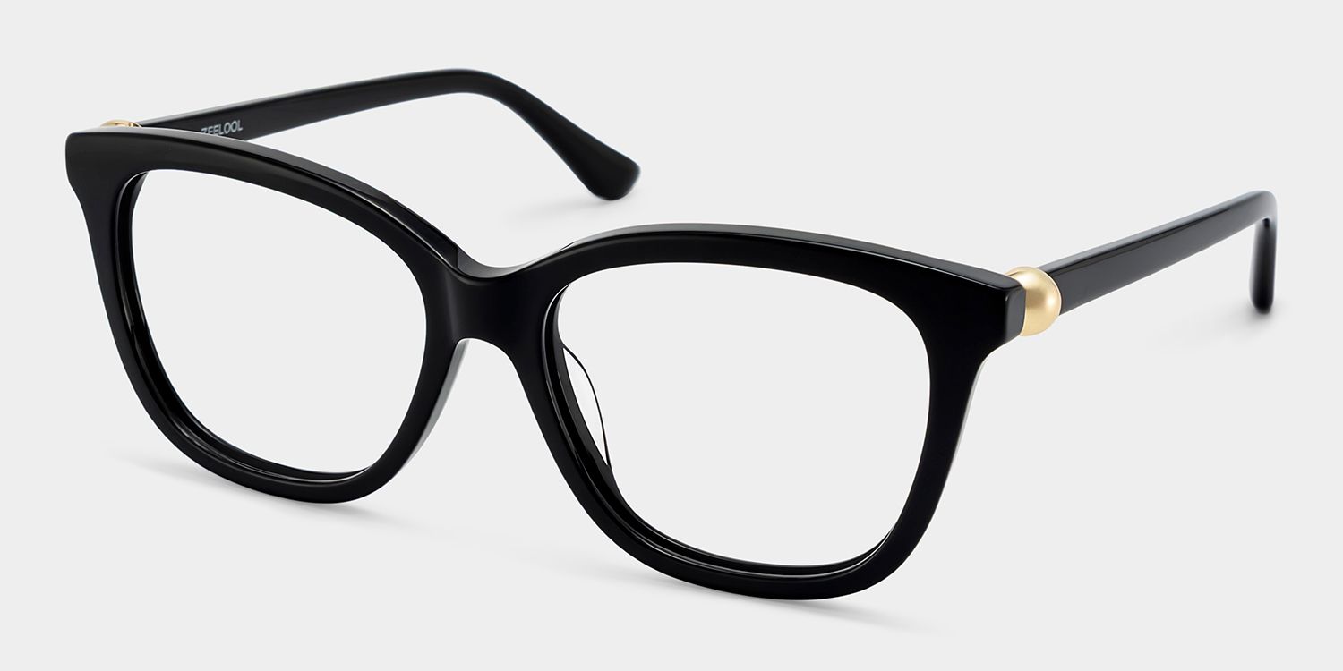 Buy Black Square Isabella Frame Glasses Online | ZEELOOL4