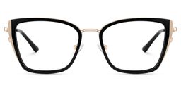 Juniper Black Rectangle Glasses3