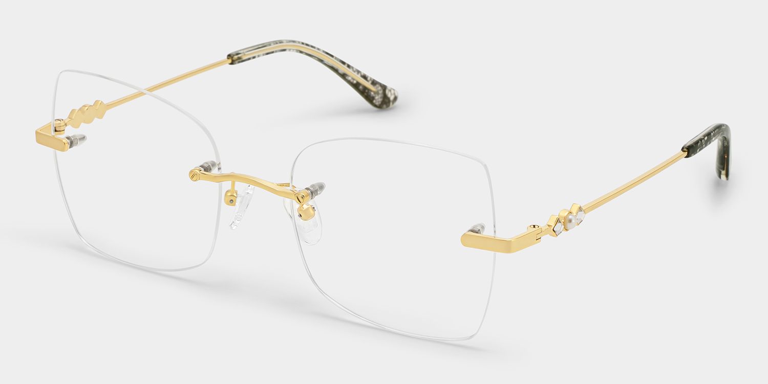 Tierney Designer Butterfly Metal Rimmed Spectacles  | Zeelool2