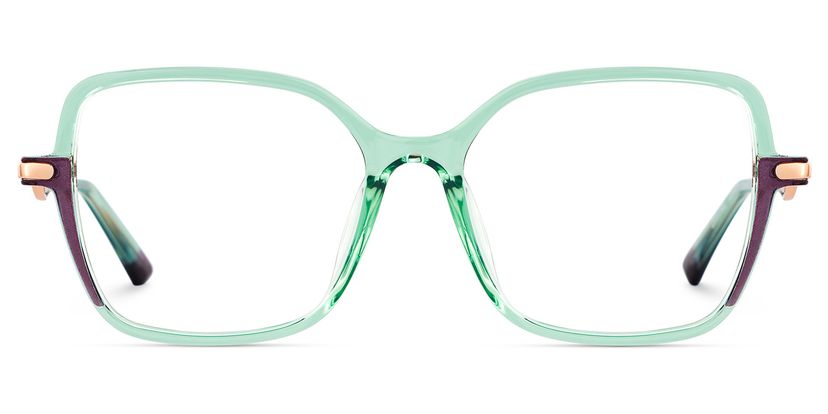 Rendon Green Square Glasses