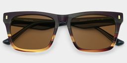Brookins Multicolor Rectangle Sunglasses1
