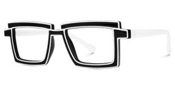 Zephyr Black Rectangle Glasses2