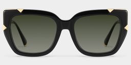 Dax Black Square Sunglasses0