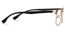 Eaddy Gold Rectangle Glasses2