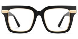 Taylor Black Square Glasses0