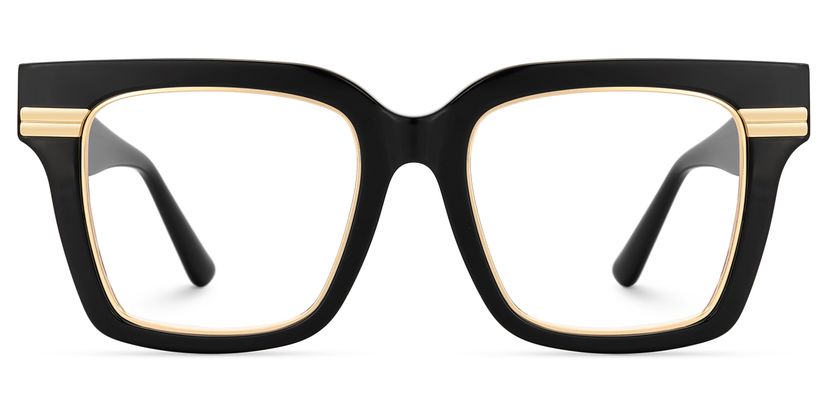 Taylor Black Square Glasses