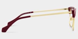 Nathan Red Browline Glasses4