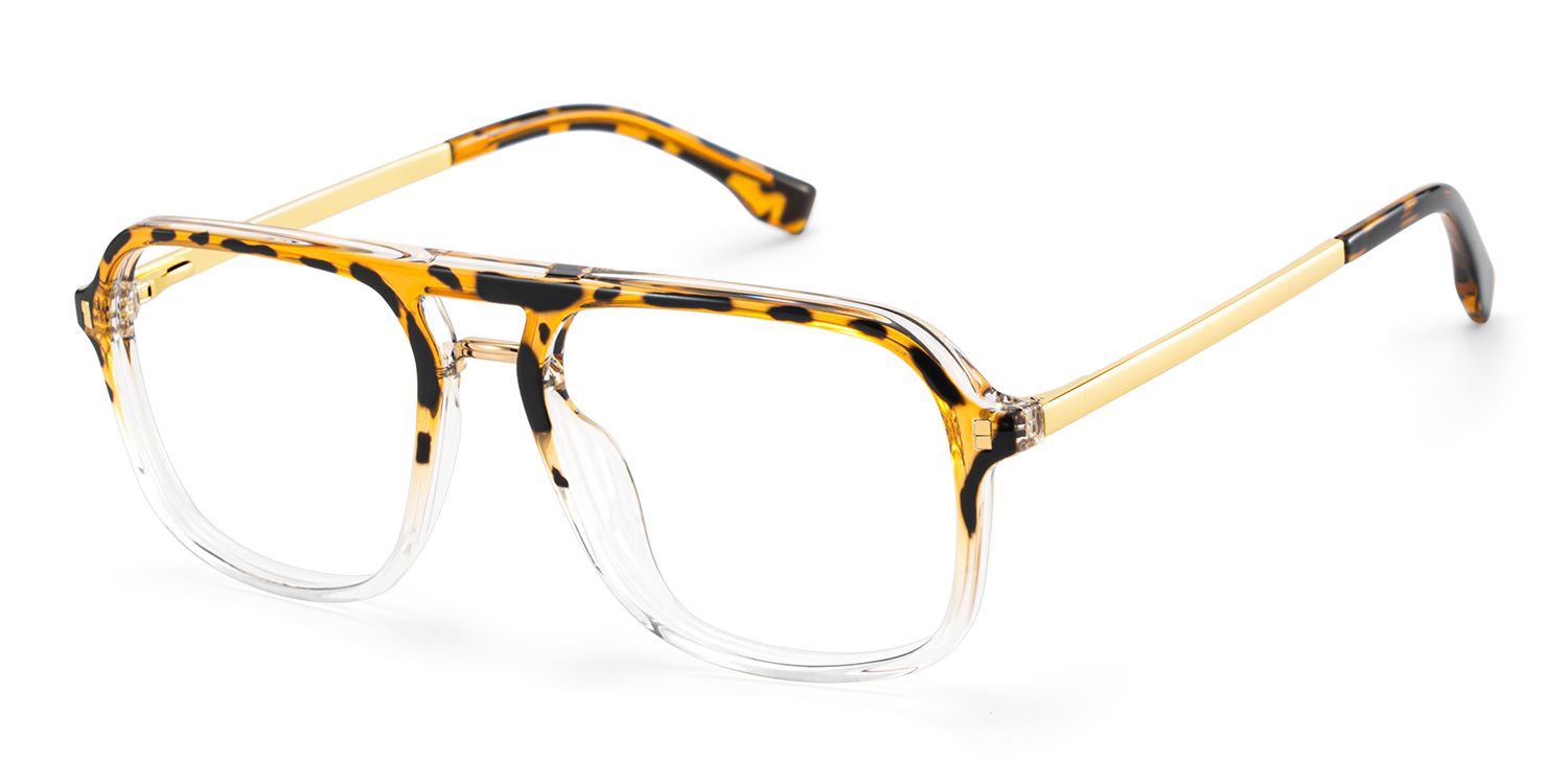Aviator Kilworth Tortoise clear Glasses deals -Zeelool Glasses4