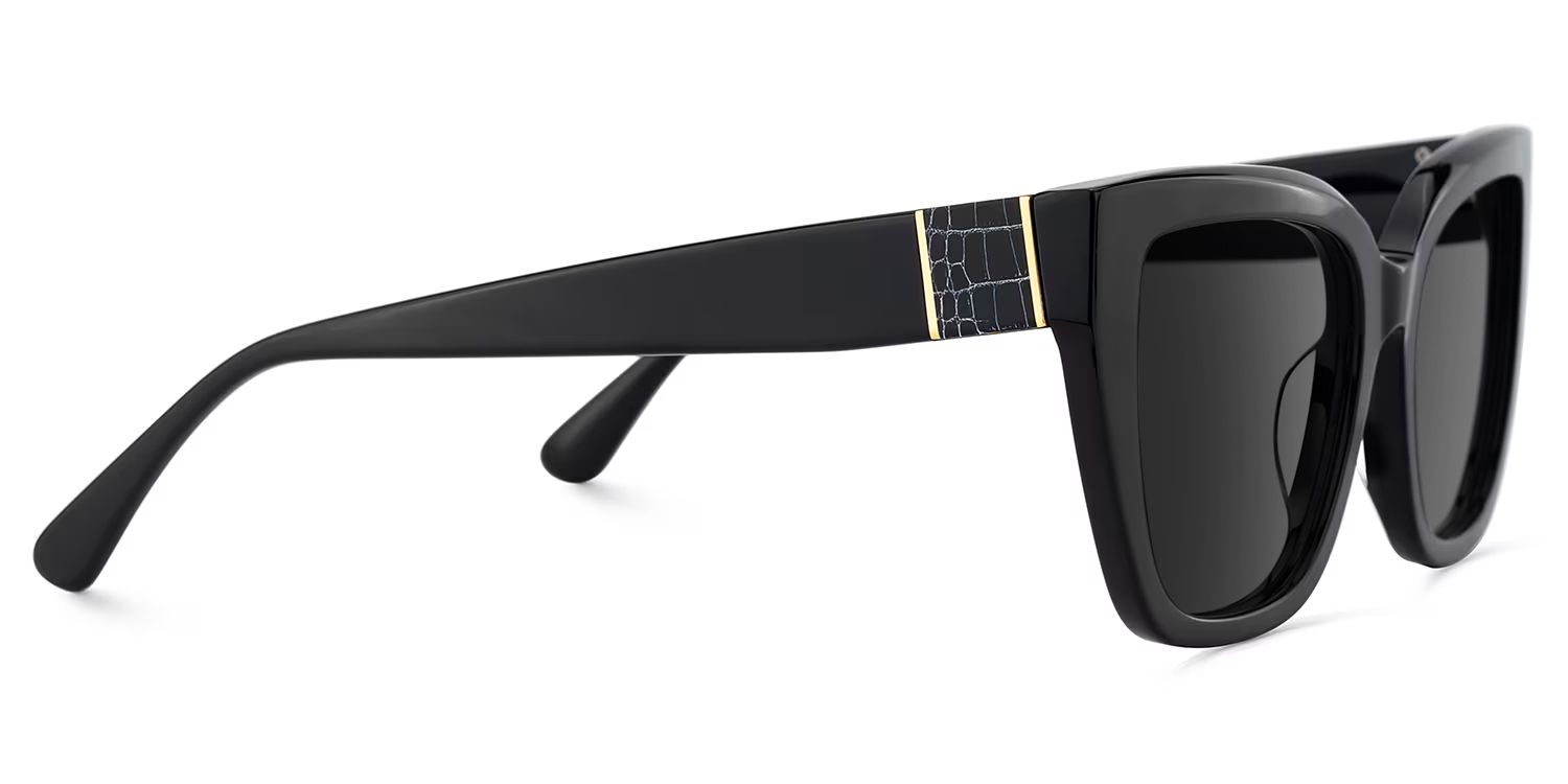 Tamarrah Cat Eye Black Sunglasses for Women & Men | ZEELOOL3