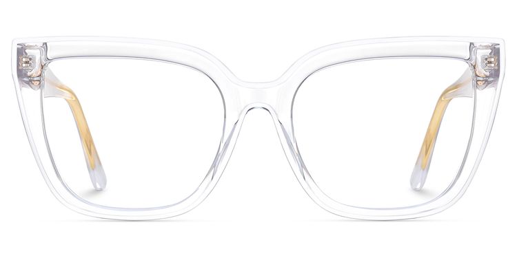Mirta Clear Square Glasses