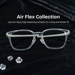 Lily Clear Rectangle Glasses0