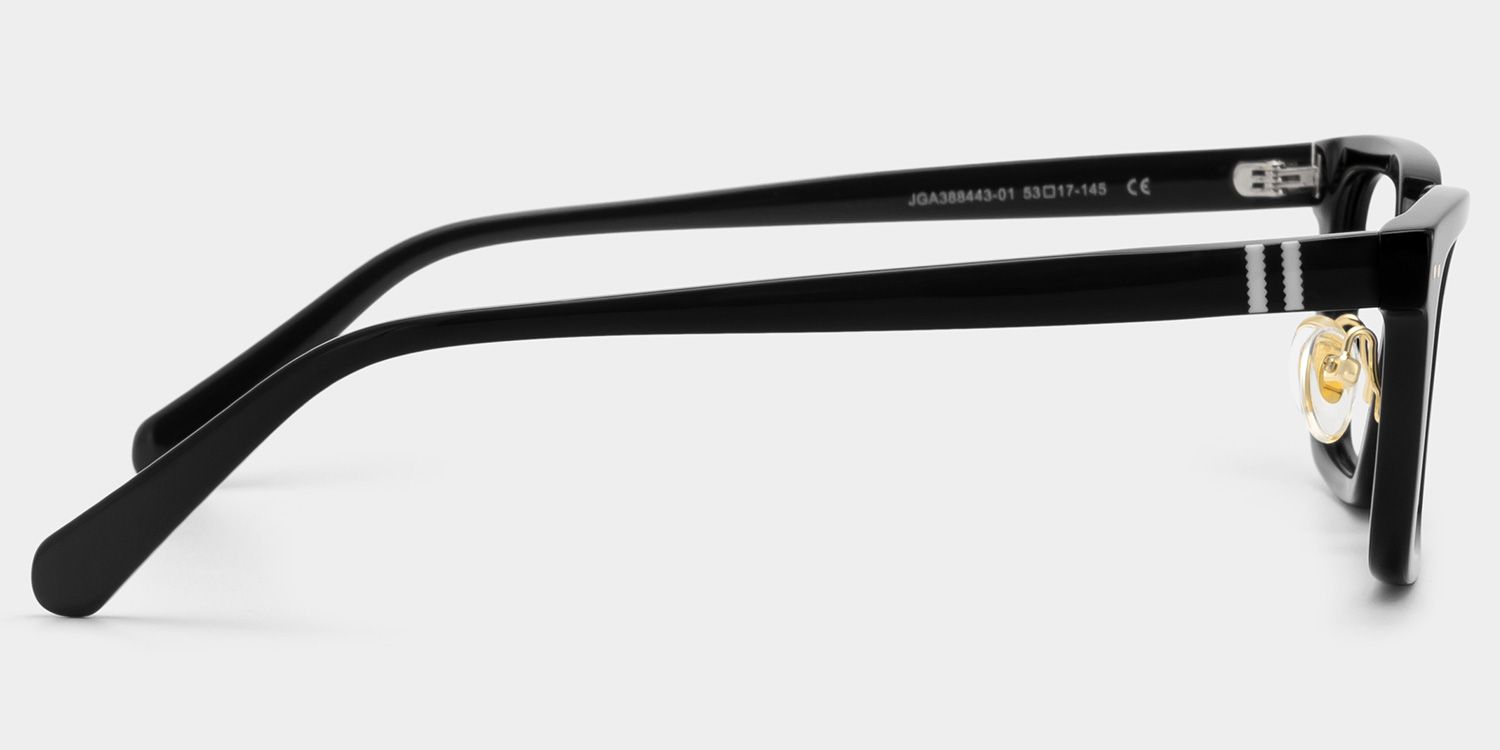 Remy Black Rectangle Glasses | Screen‑Ready Athleisure4