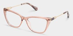 Celeste Beige Cat eye Glasses3