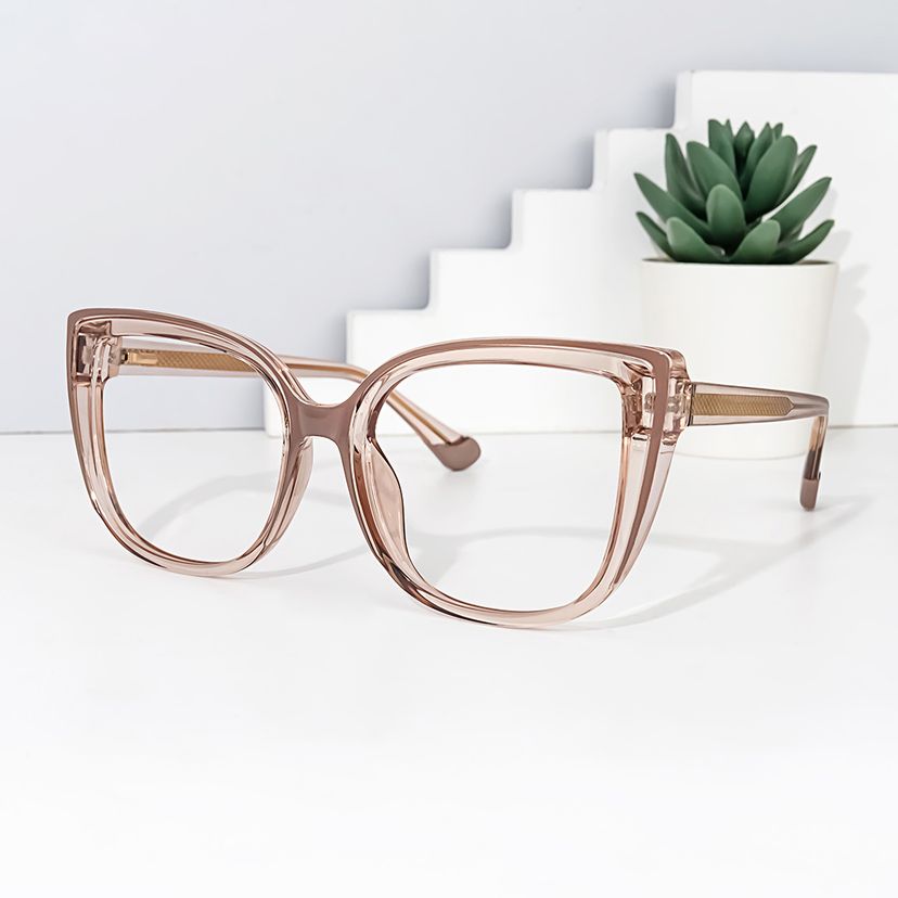 Fenn Brown Cat eye Glasses