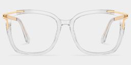 Sidibe Clear Square Glasses0