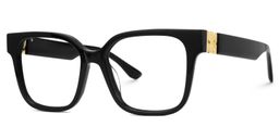 Kerri Black Square Glasses1