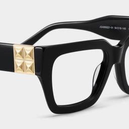 Maddox Black Square Glasses6